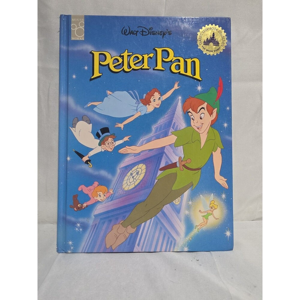 Walt Disney’s Peter Pan Book- Mouse Works - Hardcover -1993